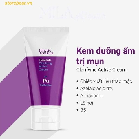 Kem đặc trị mụn toàn năng Juliette Armand Clarifying Active Cream 150ml