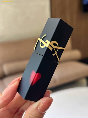 Son Kem YSL The Inks Blur 201 Red Invitation - Đỏ đào