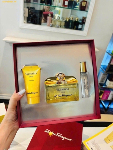 Set Nước Hoa Nữ S.F Signorina Libera Eau De Parfum Giftsset 3 món