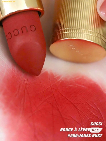 Son Gucci Matte Limited 505 Janet Rust - Đỏ Đất Phiên Bản Giới Hạn