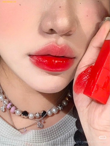 Son Dior Addict Lip Tint Màu 561 Đỏ Cam Fullsize Unbox