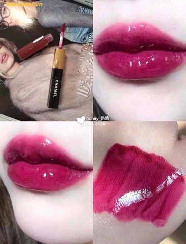 Son Kem Chanel Le Rouge Duo Ultra Tenue Ultrawear Liquid Lip Colour 142 Sweet Berry Màu Hồng Berry