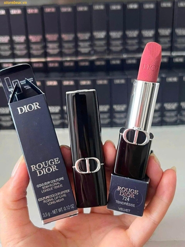 Son Dior Rouge Matte 724 Tendresse – Màu Hồng Cam Đất