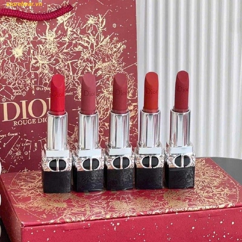 Set 5 Son Dior Rouge Lipstick BẢN MINI 1,5g