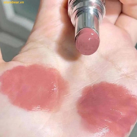 Son YSL Rouge Volupte Candy Glaze Lip Gloss Stick 15 Showcasing Nude Màu Cam Nude Đất