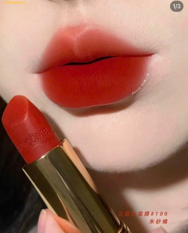 Son Lancôme L’absolu Rouge Drama Matte 196 Màu Đỏ Đất