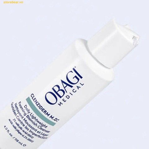 Sữa Rửa Mặt Tẩy Tế Bào Chết Obagi Clenziderm M.D. Foaming Blemish Cleanser 118ml - Fullbox