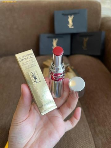 Son Dưỡng YSL Loveshine Candy Glaze 17 Strawberry Cloud