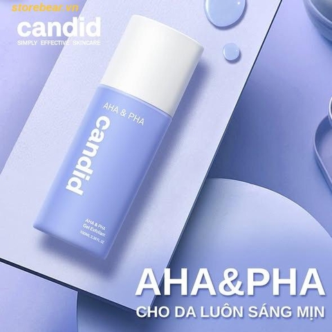 Gel Tẩy Tế Bào Chết Candid AHA/PHA 100ml