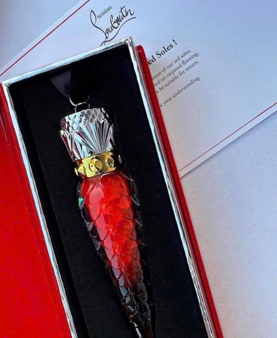 Son Kem LOUIS VUITTON 005F - Đỏ Cam chính hãng | Son dưỡng môi sang chảnh | SKU: 005F