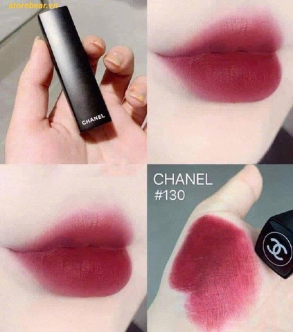 Son Chanel Rouge Allure Velvet Extreme 130 Rouge Obscur - Fullsize Fullbox