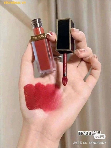 Son Kem Tom Ford Liquid Lip Luxe Matte 133 Carlet Stiletto - Fullbox