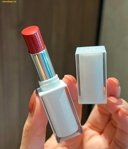 Son Shu Uemura Kinu Care Nudes Lipstick – Màu 958 Đỏ Cam Pha Hồng Nhẹ