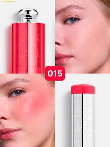 Má Hồng Dior Backstage Rosy Glow Stick 015 Cherry Đỏ anh đào