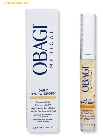 Kem dưỡng mờ nếp nhăn vùng mắt Obagi Daily Hydro-Drops Eye Gel Cream 15ml