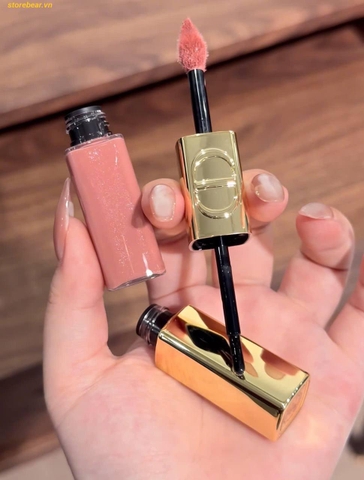 Son Kem Dior Rouge Sequin Liquid Duo Limited Edition Màu 220 Ribbons