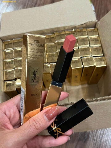 Son YSL The Slim Matte Lipstick 1977 Oriental Dream Màu Hồng San Hô