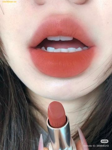 Son Dior Rouge Dior Couture Color Lipstick 626 Mousseline Veil Finish Màu Cam Gạch