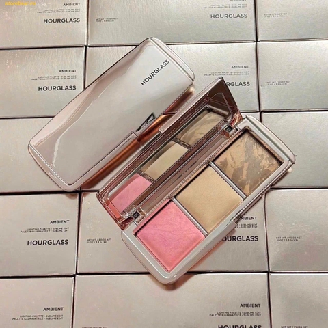 Phấn Bắt Sáng Và Tạo Khối Highlight Hourglass Ambient Lighting Palette - Sublime Edit - Fullbox