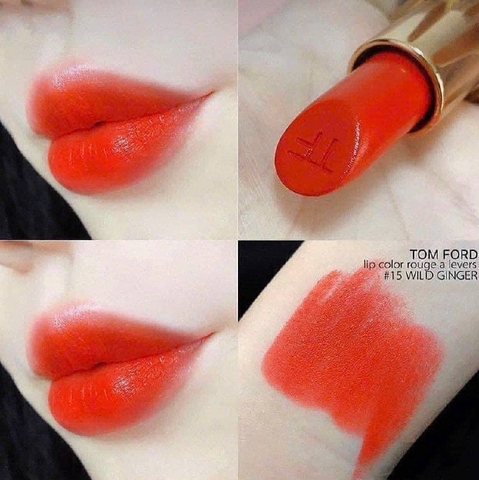 SON Tom Ford 15 Wild Ginger màu Cam Đỏ