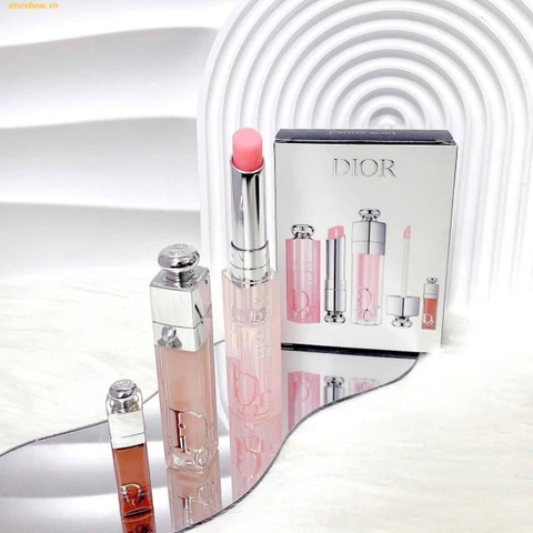 SET SON DIOR 3 Thỏi Lip Glow 001 + Lip Maximizer 001 + Maximizer 038