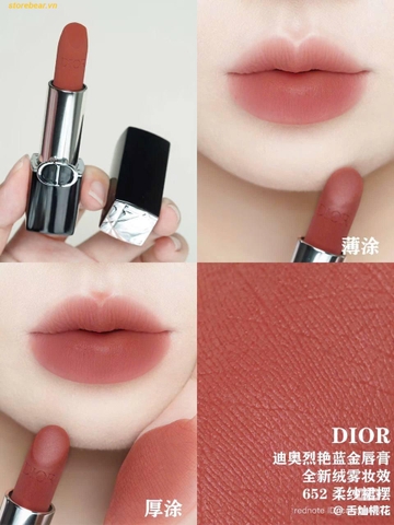 Son DIOR Rouge Dior 652 Dentelle - Veil Finish