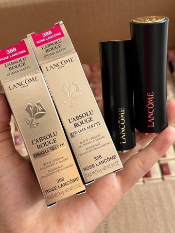 Son Lancome L'absolu Rouge Drama Matte 388 French Drama - Màu Hồng Dâu