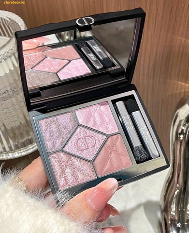 Phấn Mắt Dior Diorshow 5 Couleurs 855 Rose Moiré - Fullbox