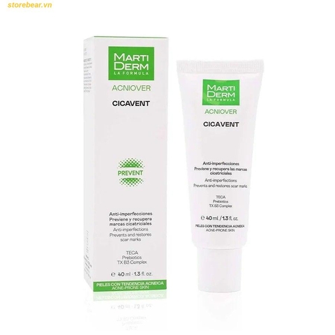Kem Dưỡng Hỗ Trợ Giảm Mụn & Mờ Thâm MartiDerm Acniover Cicavent 40ml