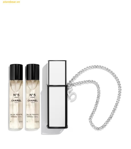 Set Nước Hoa N°5 Chanel N°5 L'eau Eau de Toilette Refillable Purse Spray Set (3 x 7ml)