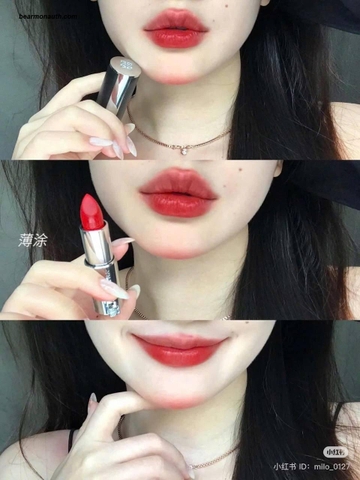 SON GIVENCHY 306 Carmin Escarpin Màu Đỏ Ánh Cam