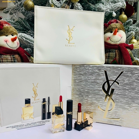 Set quà YSL 2025 – Nước Hoa + Chuốt Mi + Son Mini Rouge Pur Couture