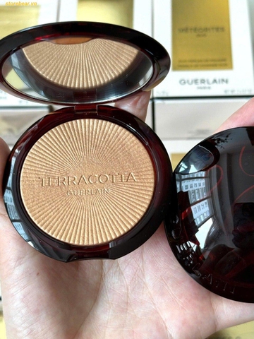 Phấn phủ bắt sáng Guerlain Terracotta Luminizer 01 Warm gold