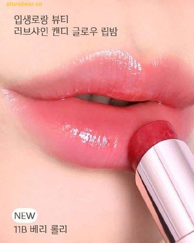 Son Ysl Loveshine Candy Glow Lip 11B Berry Lolly Màu Hồng Dâu