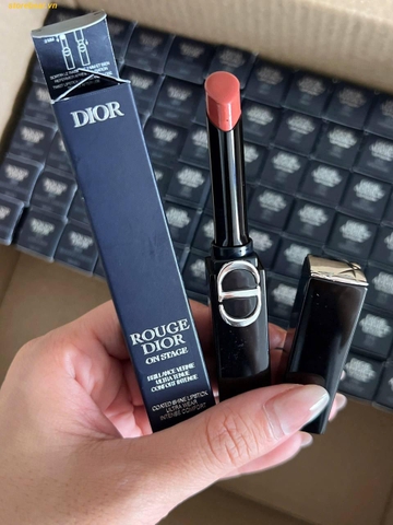 Son Dior Rossetti Rouge Dior On Stage Slim Lipstick 168 Copper Attraction Shine Màu Đỏ Cam
