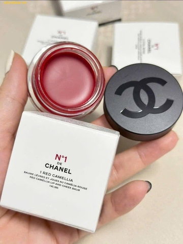 Son Chanel N°1 De Lip And Cheek Balm 01 Red Camellia Màu Đỏ