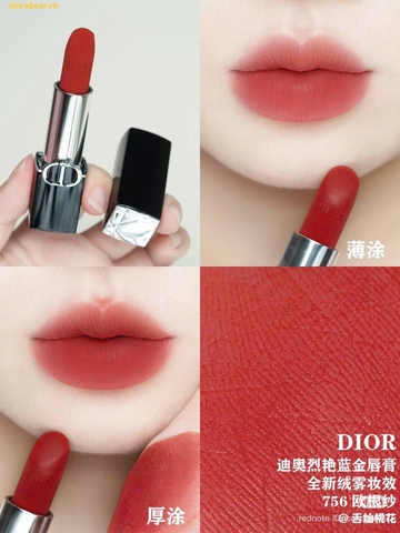 Son DIOR Rouge Dior 756 Organza - Veil Finish