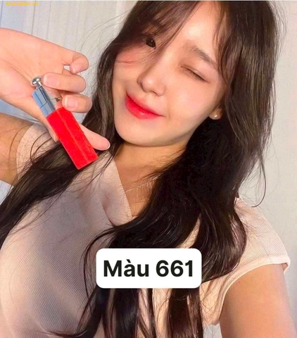 Son Dior Addict Lip Tattoo 661 Natural Red Màu Đỏ Cherry Fullbox