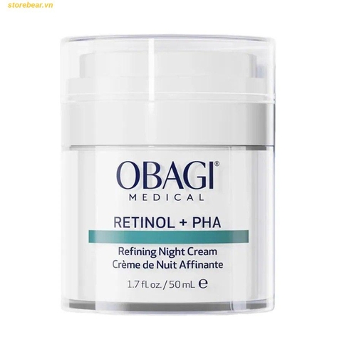 Kem Dưỡng Hỗ Trợ Tái Tạo Và Trẻ Hóa Da Ban Đêm Obagi Medical Retinol + PHA 50ml