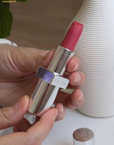 Son Lì Prada Monochrome Soft Matte Màu P161 Sunset Pink Hồng San Hô