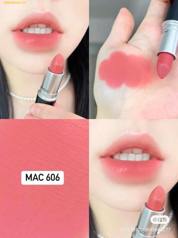Son MAC Matte Lipstick 606 Kinda Sexy Hồng Nude Đào