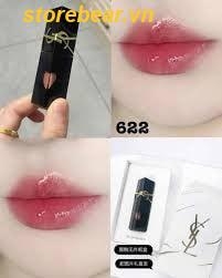 Son kem YSL The Inks Vinyl Cream 622 Màu Đỏ Hồng Fullbox