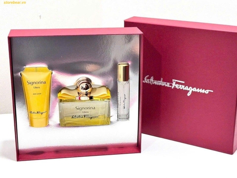 Set Nước Hoa Nữ S.F Signorina Libera Eau De Parfum Giftsset 3 món