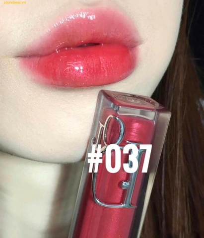 Son Dưỡng Dior Addict Lip Maximizer 037 Intense Rose Màu Hồng Cam San Hô - Fullbox