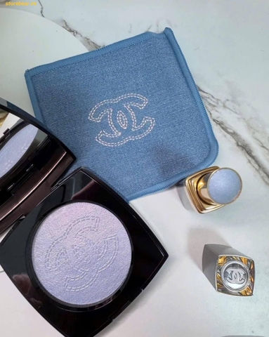 Phấn Bắt Sáng Chanel Coco Denim Illuminating Powder - Fullbox