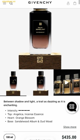 Nước Hoa Givenchy – Faux Semblant de Givenchy (EDP Intense) 100ml Unisex