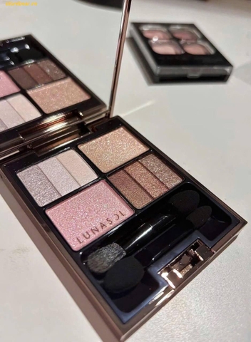 Phấn Mắt Lunasol Three-Dimensional Eyes - 02 Soft Beige