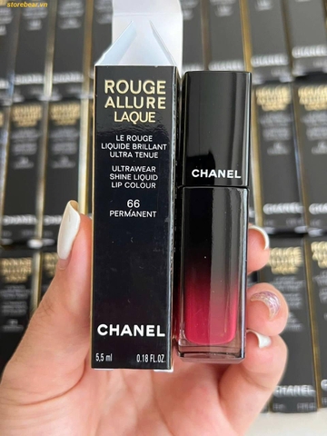 Son Kem Chanel Rouge Allure Lique 66 Permanent – Hồng Đỏ Đậm