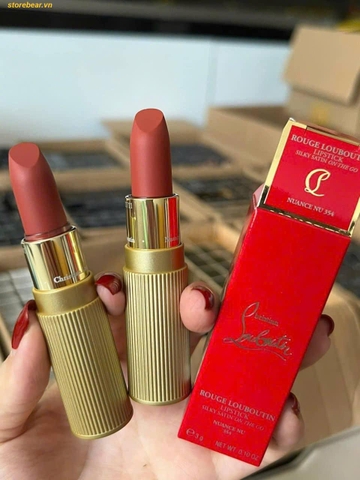 Son Christian Louboutin Beauty Velvet Matte Lip Colour 354 Nuance Nu - cam đất