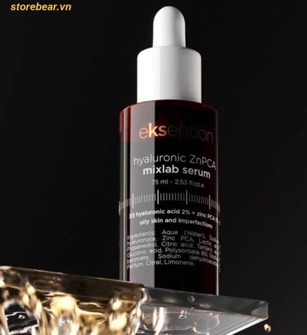 Serum điều trị mụn trứng cá Ekseption Hyaluronic ZnPCA 75ml